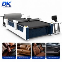 Máquina de Corte de Cuero con Cuchilla Oscilante CNC, Cortadora Automática de Cuero Genuino para Sofás, Asientos de Auto y Tapicería Automotriz