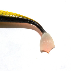 Hochwertiger Silikon-Minnow-Köder mit Entenschwanz, PVC-Feinmalerei, Weichköder - Product Image 6