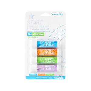 Inhalador Nasal Herbal de Menta Premium 4 en 1, Ingredientes Naturales y Aceites Esenciales, Previene la Somnolencia, Alivia la Congestión Nasal - Product Image 1