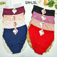 Culottes fines taille basse pour adolescentes et femmes, modèle LAS204, tailles M-2XL, grandes tailles, culottes string pour filles, à seulement 0,42 $