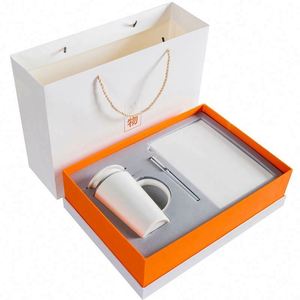 ชุดสมุดโน้ตแก้วกาแฟเรียบง่ายขายส่ง ชุดของขวัญสำหรับเทศกาลและธุรกิจ - Product Image 1