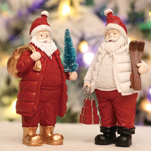 Figura Decorativa de Resina de Santa Claus, Estilo Nuevo, Éxito de Ventas Navideñas, Regalo de Navidad - Product Image 4