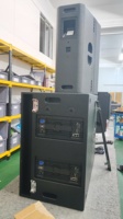 Système audio professionnel double 12 pouces, son surround passif, enceintes pour église 1400W RMS/2800W de crête, en bois T24N, garantie 3 ans, bouton