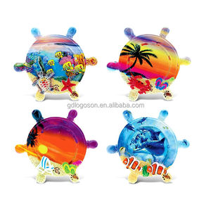 Ocean Beach Design Theme Foot Shape 3D Ref Magnet Hombre Tourist Souvenirs Resina Imanes de nevera Logotipo personalizado Maldivas para el <span class=keywords><strong>turismo</strong></span> - Product Image 5