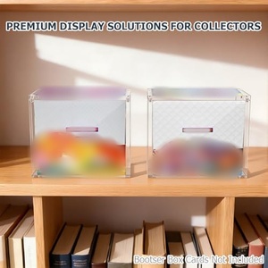 Boîte de présentation en acrylique UV pour cartes de jeu, lot de 151 boosters, avec couvercle magnétique, boîtes de rangement en acrylique pour boosters - Product Image 3
