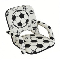 Siège de stade pliable et portable avec dossier réglable personnalisé, coussin intégré, pour événements sportifs, matchs de football et camping