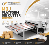 Machine de découpe à plat MQJ pour l'industrie de l'emballage carton, fabriquée en Chine