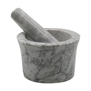 <span class=keywords><strong>Mortier</strong></span> et pilon en marbre de <span class=keywords><strong>pierre</strong></span> de Chine de haute qualité nouveaux raccords de cuisine de Style pour herbes et épices pour concasser et mélanger - Product Image 1