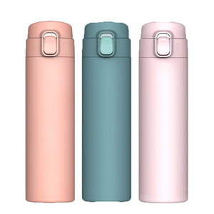 Botella de Agua con Aislamiento al Vacío de Doble Pared con Logotipo Personalizado, con Pajita de Silicona, Libre de BPA, Grado Alimenticio - Product Image 1