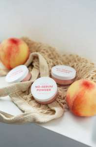 Polvo Facial Peach Sin Sebo, Control de Grasa, Polvo Fijador Suelto, Acabado de Maquillaje de Larga Duración, Absorbente de Sebo, Acabado Mate - Product Image 2