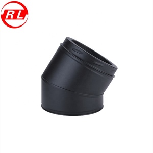<span class=keywords><strong>Tuyau</strong></span> double paroi <span class=keywords><strong>150</strong></span> mm noir CE de 6 pouces (120mm) avec bande de verrouillage - Product Image 3