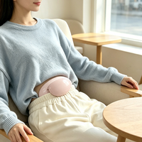 Coussin chauffant portable USB personnalisé OEM, design mince, à clipser, 2 niveaux de chaleur pour soulager les douleurs menstruelles, certifié CE, vente en gros
