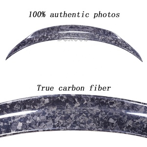 For W117 C117 PSM Style Carbon Fiber Rear Spoiler Trunk Wing 2013-2019 Forged Carbon Fiber - Product Image 2
