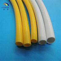 Funda de telar de alambre de PVC flexible, tubo protector de cable de resistencia a la abrasión para automoción, maquinaria