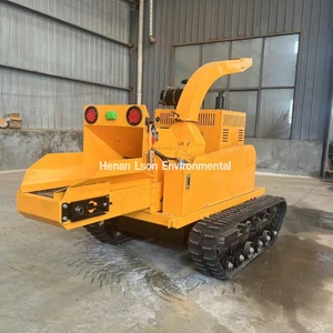 Tự động đi bộ Orchard gỗ thông minh bàn chải chipper theo dõi thủy lực trái cây chi nhánh máy nghiền - Product Image 2