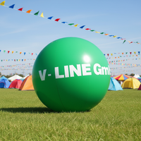 Ballon gonflable à promotion extérieure pour la publicité dans le ciel Grand ballon à hélium gonflable géant avec logo personnalisé