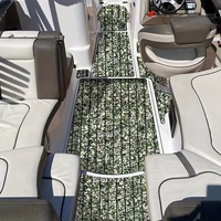Tapis de sol de bateau camouflage en mousse EVA antidérapants, imitation teck, pour yacht, camping-car, kayak, jet ski