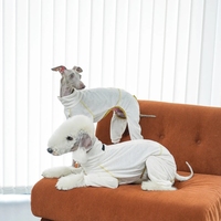 Pyjama d'été climatisé pour animaux de compagnie, combinaison de récupération post-opératoire, respirante, antibactérienne, en mélange de lin, pour chien