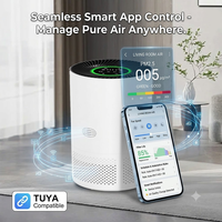 Purificateur d'air intelligent pour animaux de compagnie au design moderne, désodorisant, diffuseur d'aromathérapie, faible bruit, filtre HEPA, purificateur d'air pour la maison des animaux de compagnie
