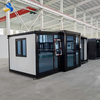 Maison modulaire extensible de haute qualité, résistante au froid et au vent, de type conteneur, 10, 20, 30, 40 pieds