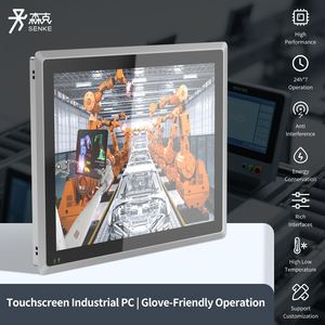 Panel PC Industrial Resistente con Pantalla Táctil, PC Todo en Uno, Monitor Industrial sin Ventilador, Windows 10, I3/I5/I7, 8G+256G - Product Image 4