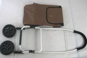 Çanta dükkanı ile 30KGS toptan katlanabilir alüminyum alışveriş bagaj el arabası market arabası - Product Image 6