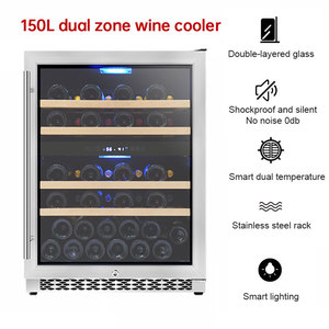 High Quality 150l Wine <b>Refrigerator</b> Cave a Vin Built-in Cooler Zone Compressor Bodega Sale Zs-b150l Compressor Wine Cooler - Product Image 5