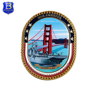 <span class=keywords><strong>Venta</strong></span> caliente personalizada del FBI recuerdo moneda <span class=keywords><strong>de</strong></span> Metal con la impresión - Product Image 5