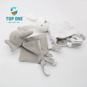 TopOne suave felpa orgánica recién nacido alta calidad suave sueño oso muselina algodón orgánico bebé edredón manta bebé juguete - Product Image 3