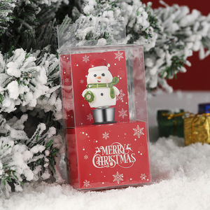 Tapón de Vino con Forma de Muñeco de Nieve Navideño, Sellador de Botellas de Resina, Decoración Navideña, Regalo para Botellas de Vino - Product Image 5