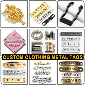 Etiqueta Metálica Plateada Personalizada con Logotipo de Marca para Ropa, Bolsos, Zapatos, Hijabs y Abayas - Product Image 4