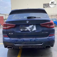 Diffuseur arrière en fibre de carbone X3 G01 XDrive25i 28i 30i M Sport X3 M F97 pour BMW X3 G01 M Sport F97 X3 M