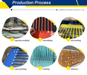 AH-PS010 300mm Joint d'étanchéité en plastique à usage unique Joint en plastique numéroté - Product Image 6