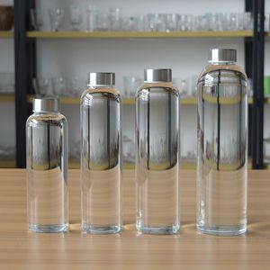 <span class=keywords><strong>Fornitura</strong></span> Diretta dalla Fabbrica di Bottiglie d'<span class=keywords><strong>Acqua</strong></span> <span class=keywords><strong>in</strong></span> <span class=keywords><strong>Vetro</strong></span> Borosilicato con Coperchio, Varie Dimensioni: 300ml/500ml/600ml/750ml/1L - Product Image 2