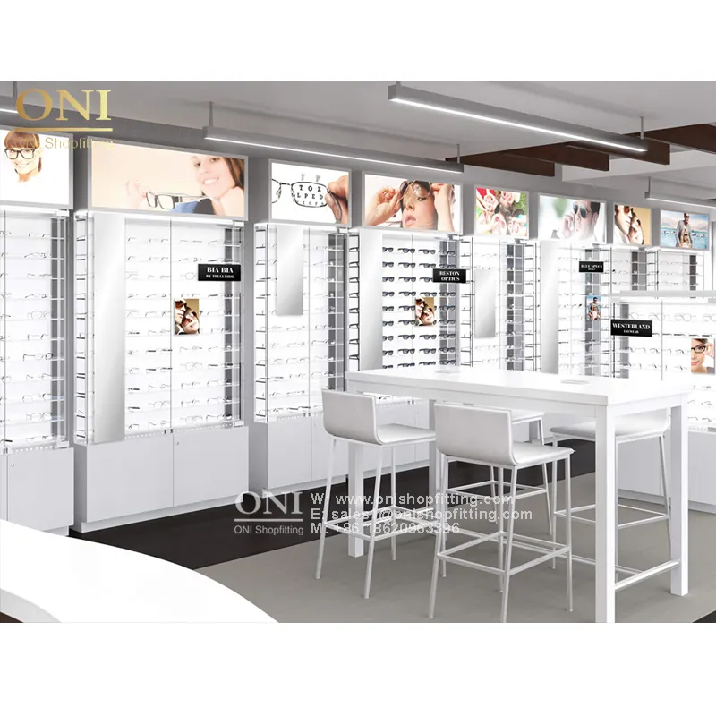 Professional Sunglass Retail Store Design display cabinet eyewear showcase furniture