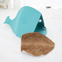 Nettes Haifischfilz-Haustier bett New Style Katzen & Hunde Schlaf bett Katzen bedarf Kreatives Dreieck Tiefschlaf bett