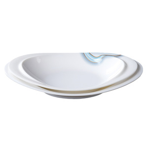 Oval Melamine Fish <b>Plate</b> <b>Large</b> Size For Hotel Restaurant Banquet Use Solid Color Durable Dishware - Product Image 5