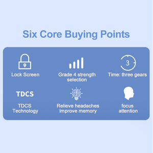 Auricular vagus thần kinh hỗ trợ giấc ngủ thư giãn & lo lắng căng thẳng cứu trợ Thiết bị cải thiện giấc ngủ tập trung với công nghệ auricular tdcs - Product Image 2