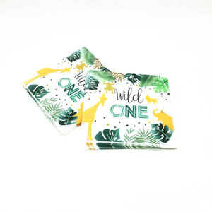 Jungle forêt <span class=keywords><strong>animaux</strong></span> fête d'anniversaire enfants <span class=keywords><strong>vaisselle</strong></span> <span class=keywords><strong>jetable</strong></span> assiette en papier tasse sauvage un ensemble <span class=keywords><strong>de</strong></span> décoration fournitures - Product Image 4