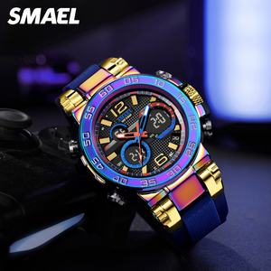 Relojes Deportivos Multifuncionales Resistentes al Agua 5ATM SMAEL 8106 Nuevo Reloj para Hombre con Pantalla Digital-Analógica Doble, Elegante - Product Image 6