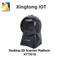 XT7301D Escáner de código de barras manos libres de montaje fijo Plataforma de escaneo de código de almacén para supermercado
