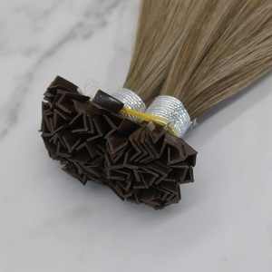 Extensiones de Cabello con Punta en V Ligeras y Cómodas, Extensiones de Cabello Humano Pre-Adheridas con Queratina para Uso Diario, Fiestas y Salones de Belleza - Product Image 1