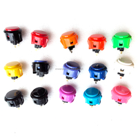 Bouton poussoir Sanwa d'origine japonaise Obsf 30mm 24MM pour PC PS4 XBOX Hitbox Controller Pandora Game Joystick Console