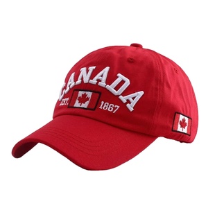 Casquette de basket-ball Canada Dad avec logo brodé, souvenir, cadeau, voyage, casquette de sport 6 panneaux - Product Image 1