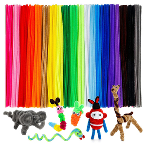 400 Pcs Cầu Vồng Ống Chất Tẩy Rửa Handmade <span class=keywords><strong>Fluffy</strong></span> DIY Mờ Dây Kit Nghệ Thuật Sáng Tạo Nguồn Cung Cấp Cho Trẻ em' Giáo Dục Đồ Chơi & Trò Chơi - Product Image 1