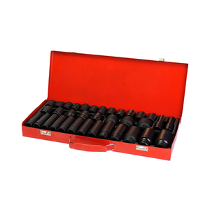 Bộ cờ lê tác động khí nén CRV/CRMO 35 món 1/2 inch hệ mét dùng cho bảo dưỡng ô tô, có thể tùy chỉnh theo yêu cầu của nhà sản xuất thiết bị gốc (OEM) - Product Image 2