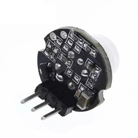 Mini SR602 modul Sensor inframerah manusia Sensor sakelar induksi detektor pyroelektrik produk jaringan PI dan Antarmuka