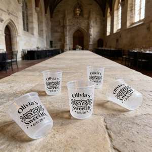 Gobelets en plastique jetables en forme d'œuf pour boissons froides, thé Boba, café glacé, avec couvercles, personnalisables avec logo, 12/14/16/18/20 oz, pour les fêtes - Product Image 1