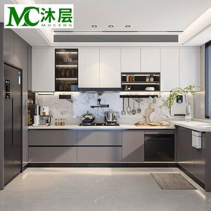 Ensemble complet d'armoires de cuisine de luxe, organisation moderne de la cuisine, meubles d'îlot pour l'amélioration de la maison - Product Image 3