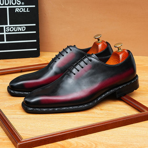 Nuevos Zapatos Casuales de Negocios para Hombre ASTON M.JAZZ, con Suela Gruesa, Punta Cuadrada, Cierre con Cordones, Ligeros, Transpirables, Antideslizantes, de Goma - Product Image 4